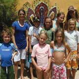 surf art camp group