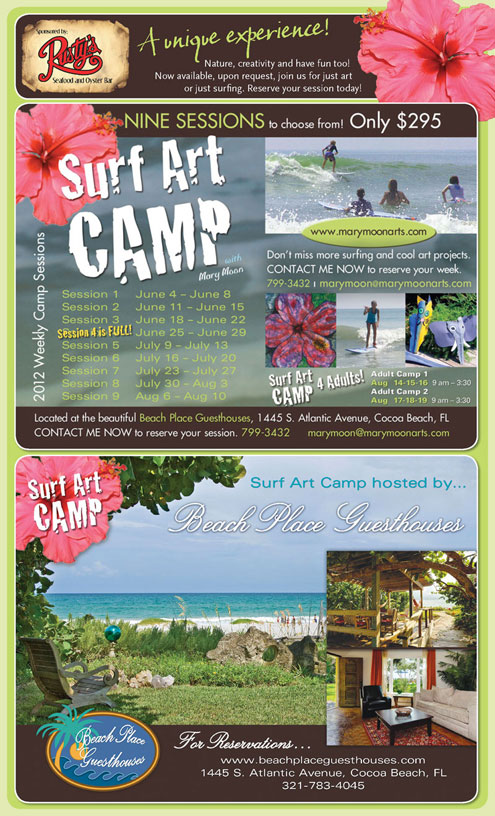 Mary Moon Surf Art Camp 2012
